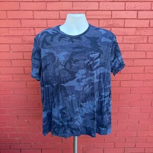 Polo‎ Ralph Lauren Mens Camouflage Pocket T Shirt Blue Size XL